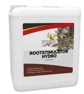 Wortelstimulator Hydro van Hy-Pro is een voedingsproduct speciaal ontworpen voor hydrocultuurtoepassingen. Dit product versterkt de veerkracht van de wortels en bevordert de groei van een stevigere plant. De samenstelling is gericht op het stimuleren van een groter en sterker wortelstelsel. Het is beschikbaar in een verpakking van 1 liter. Dit product is geschikt voor gebruik in milieuvriendelijke teeltomgevingen.