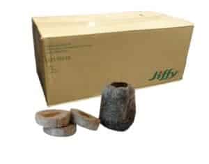 Jiffy plug geperst 41 mm 1000 st. p/doos