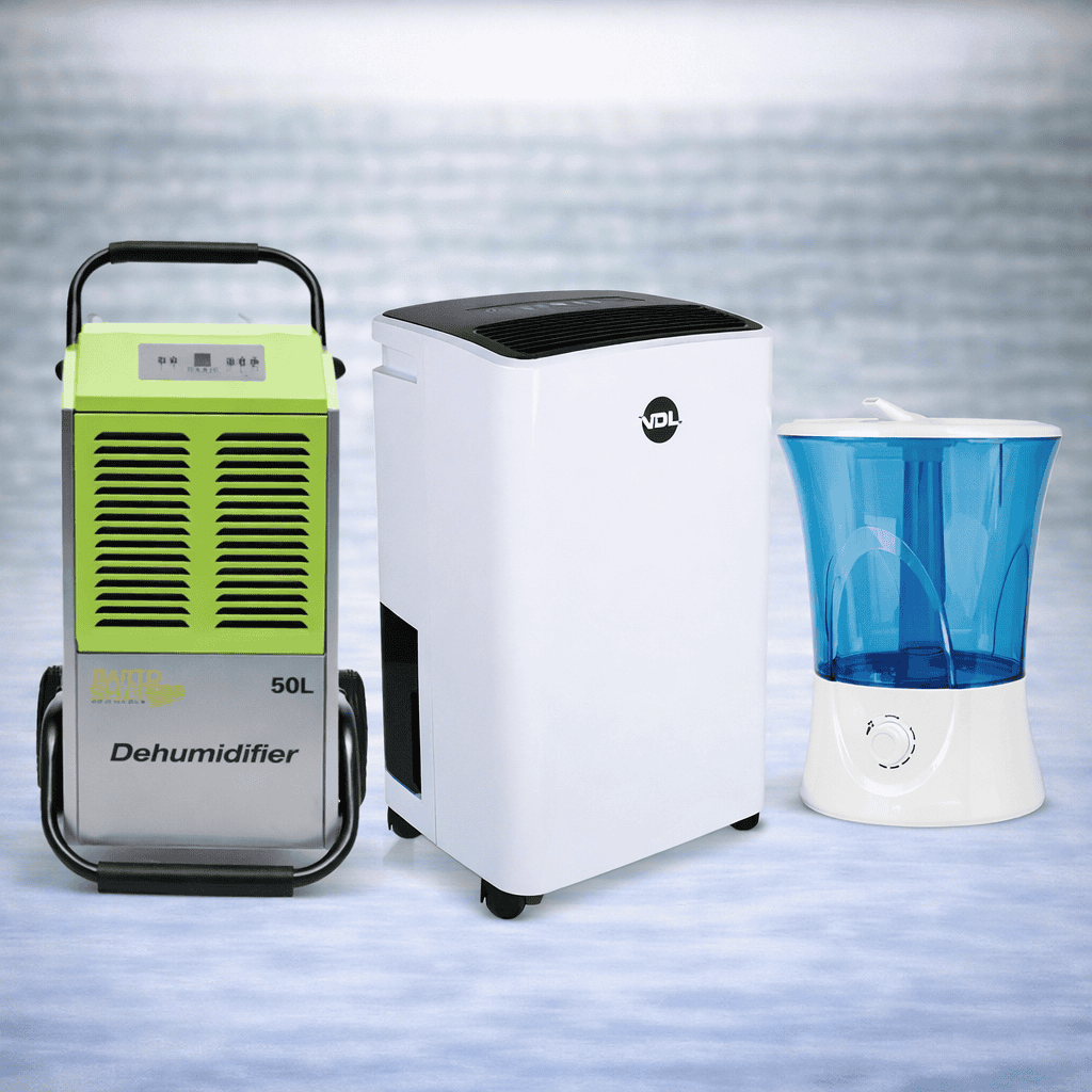 Luchtbevochtigers & Luchtontvochtigers