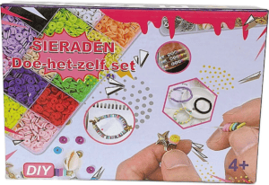 Schmuck DIY Set - Geschenk - Basteln - DIY - Komplettset - Kreativ - Mädchen - Tonperlen