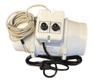 Vents Rohrventilator TT 125 Un, 280 m³ mit Temperaturregler