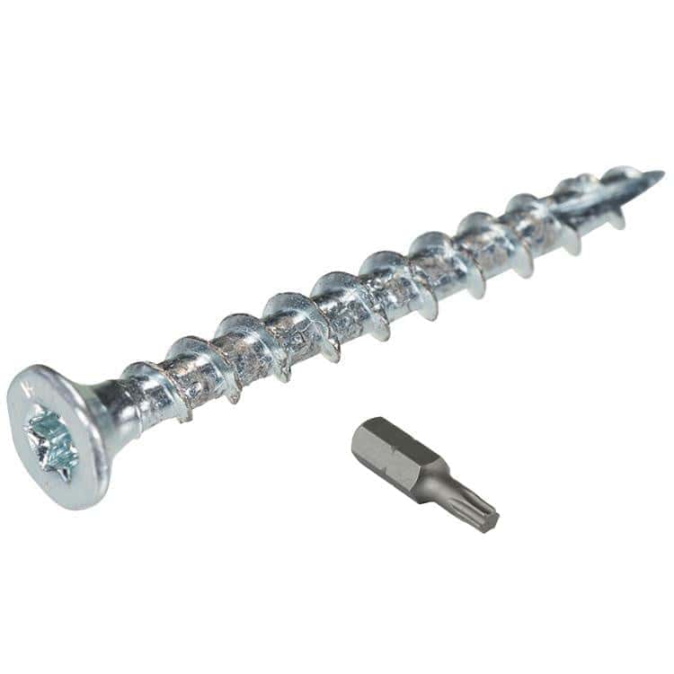 Edelstaal schroef voor houtverbindingen met een verzonken kop en een sterkop-aandrijving. Het product heeft een verzinkte afwerking die beschermt tegen roest en bijdraagt aan de duurzaamheid. Geschikt voor gebruik in diverse houtprojecten. De schroef heeft een lengte van 50 mm en een diameter van 4 mm. Inclusief een passende bit voor een veilige en efficiënte installatie. Ideaal voor zowel professionals als doe-het-zelvers die betrouwbaar materiaal nodig hebben.