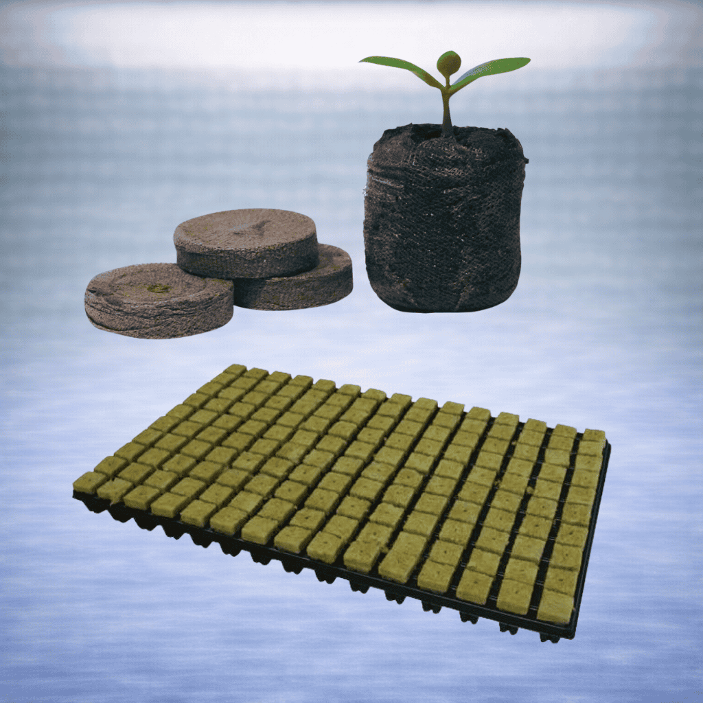 Anzuchtplatten & Steinwollwürfel