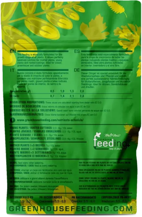 Groene Plantenvoeding voor gezonde, sterke planten en optimale groei.