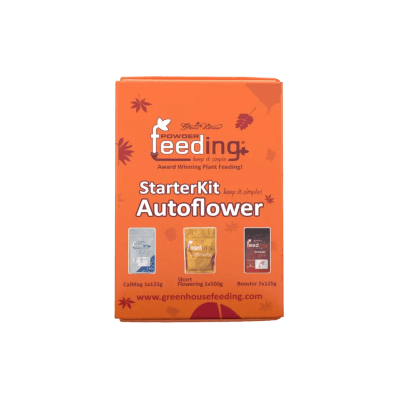 Autoflower-Starterkit für gesundes Pflanzenwachstum und optimalen Ertrag. Geeignet für Anfänger und Fortgeschrittene.