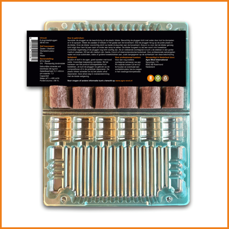 Anzuchtset für Pflanzen und Gemüse mit wasserdichter Anzuchtschale und Zubehör.