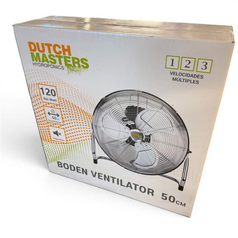 Ventilator voor hydrocultuurbasis, 50 cm, met meerdere snelheden.
