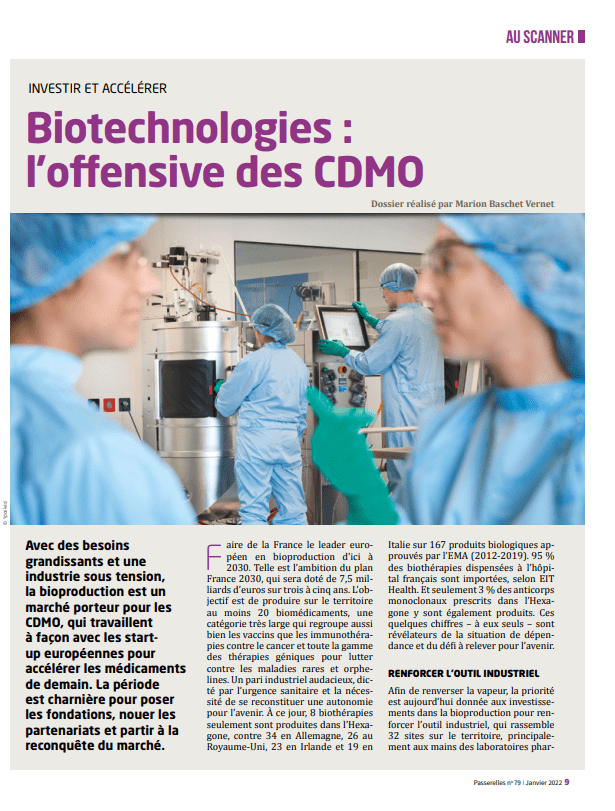 GTP Bioways CDMO - Passerelles Groupe IMT n°79