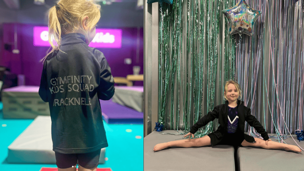 Gymfinity kids squad racknel.