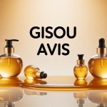gisou avis illustration flacons dorés ambiance miel
