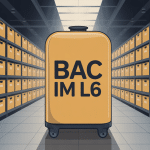 bac im l6 sur rayonnages en salle de stockage