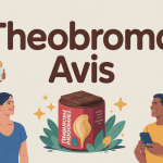 Theobroma avis image centrale avec consommateurs