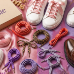 Lacets fun colorés et matières originales pour sneakers
