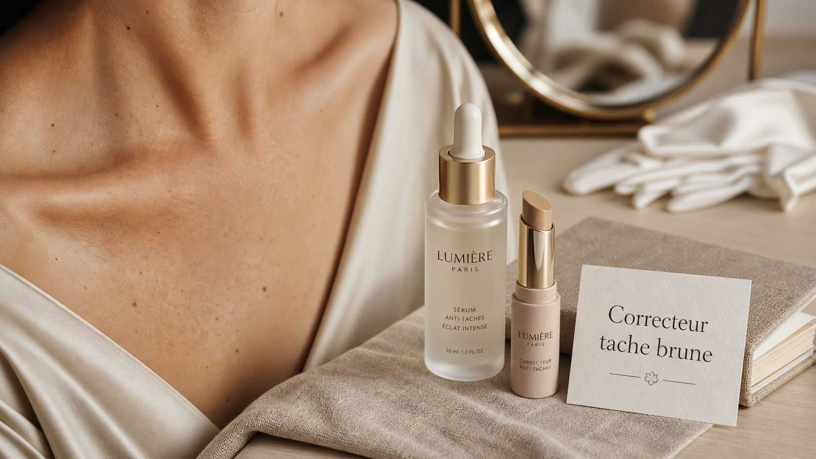 Meilleur correcteur tache brune : sérum et stick unifiants