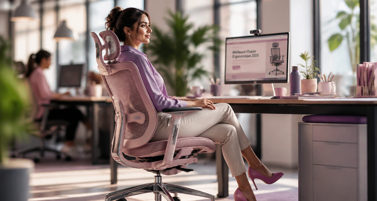 meilleure chaise ergonomique 2025 femme bureau