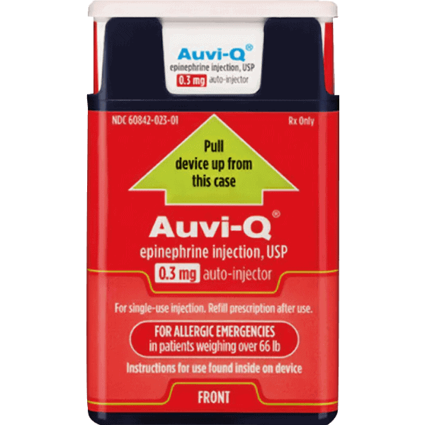 AUVI-Q Epinephrine Injection USP Pt3mg Auto Injector