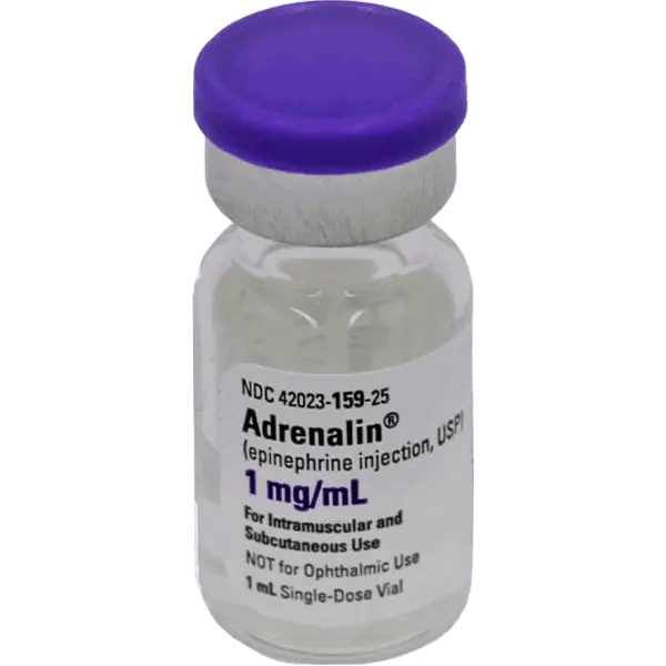 Adrenalin Epinephrine Injection USP 1mgmL 11000 Vial