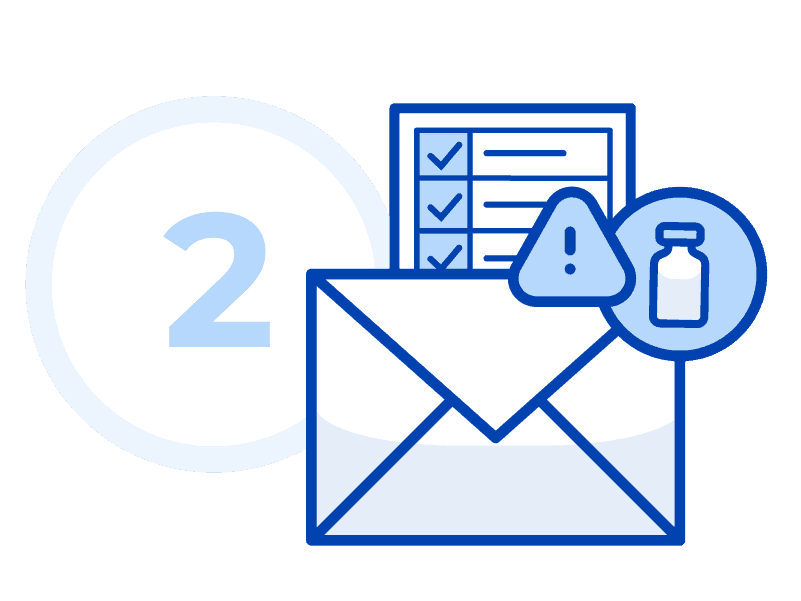 CCAR Step 2 Email Notification Icon