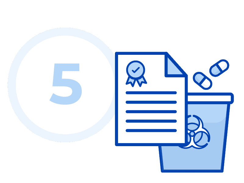 CCAR Step 5 Disposal Icon
