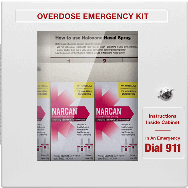 Naloxone Overdose Emergency Cabinet