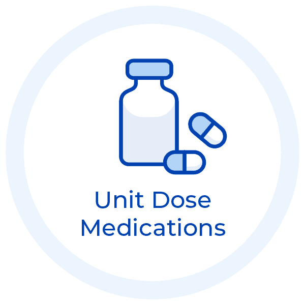 Unit Dose Medications Circle Icon