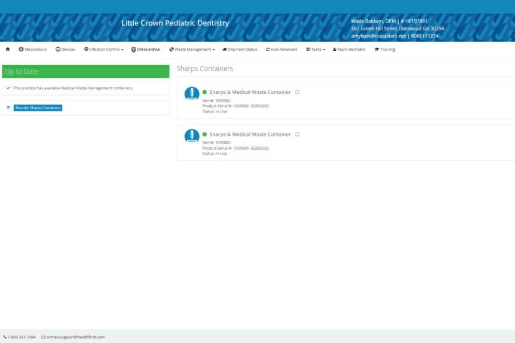 OnTraq Waste Management Screenshot
