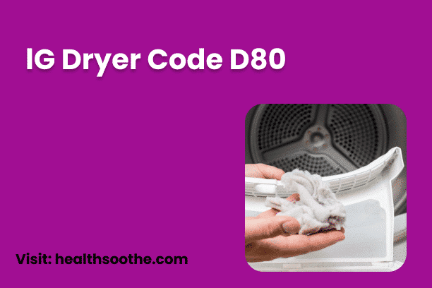 lG Dryer Code D80