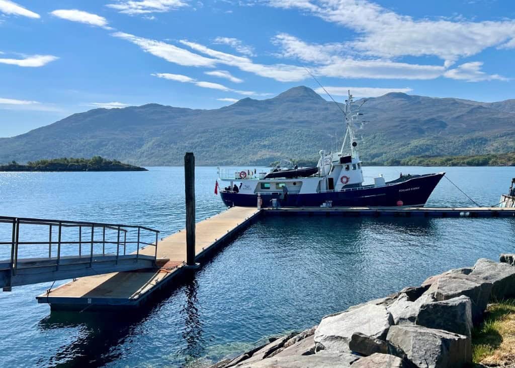 The Hjalmar Bjorge at Kyle of Lochalsh