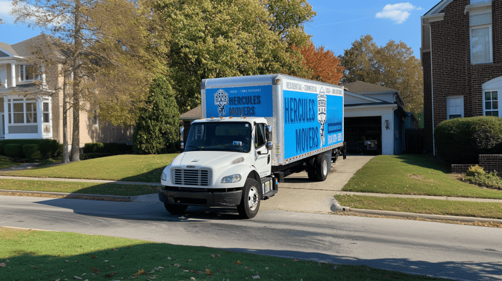 home moving company with truck