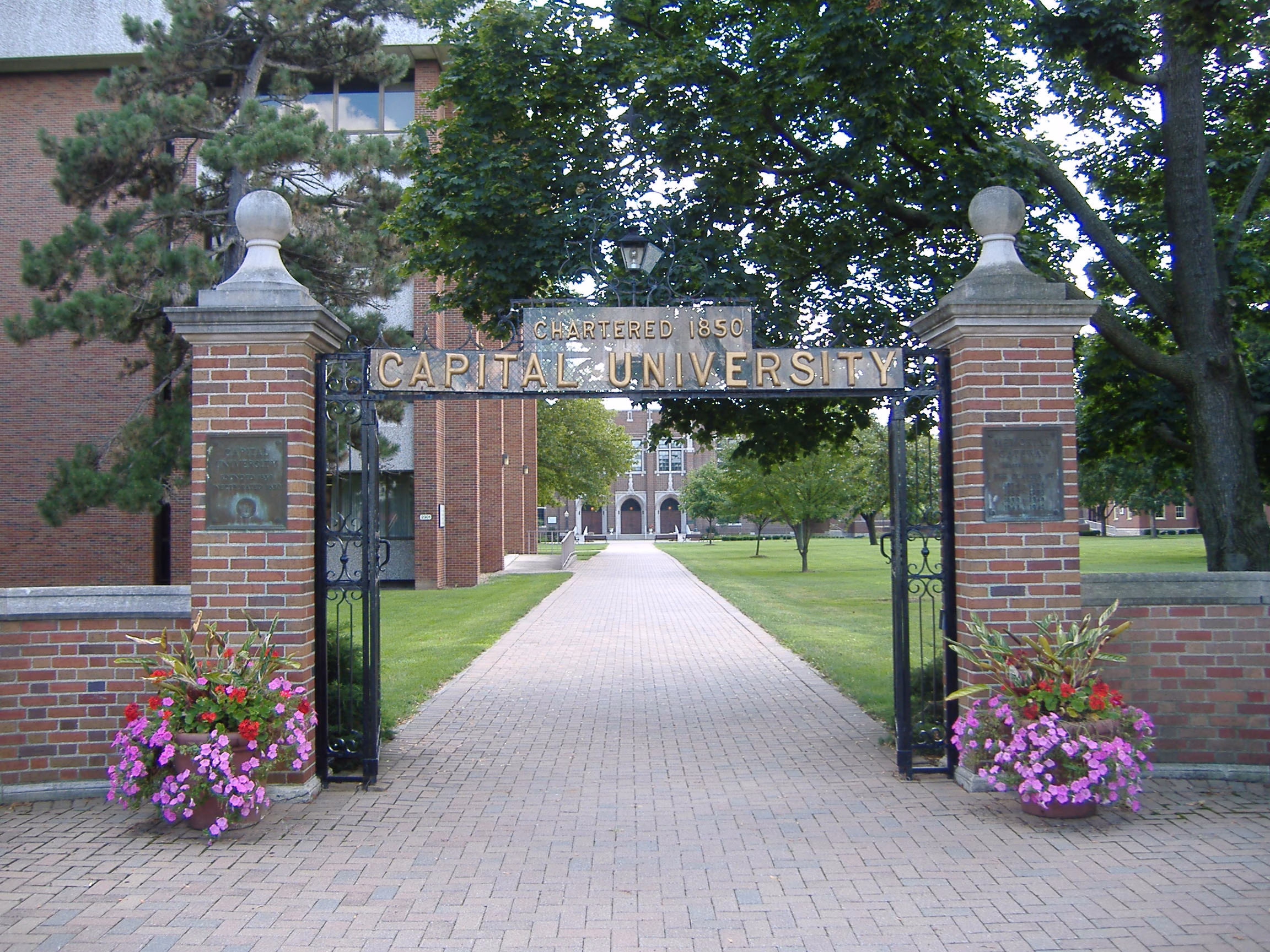 Entrance gate of Capital University.