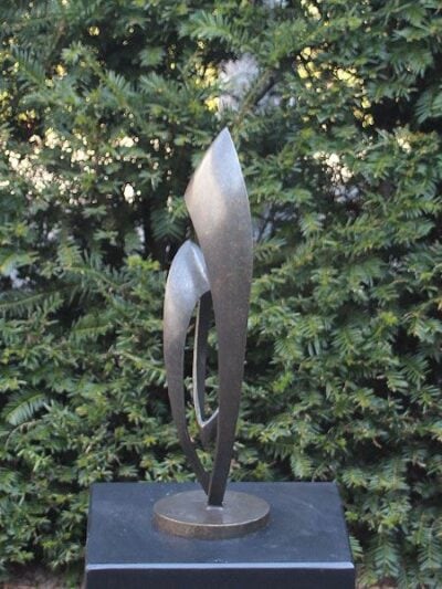 Beeld voor binnen of buiten – Brons – Abstract Klein – 47x14x13 cm