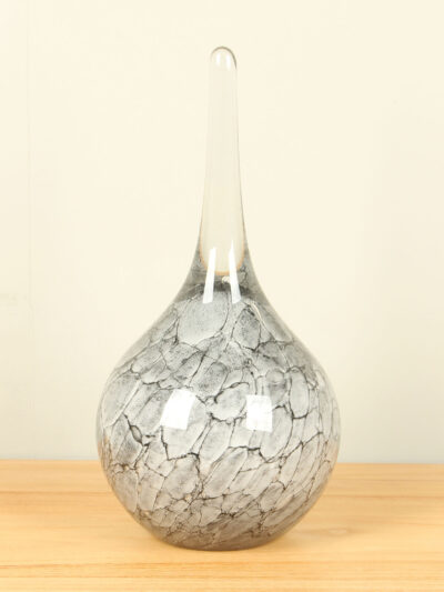 Druppel – Grijs – Glas – Urn Druppel grijs, 30 cm