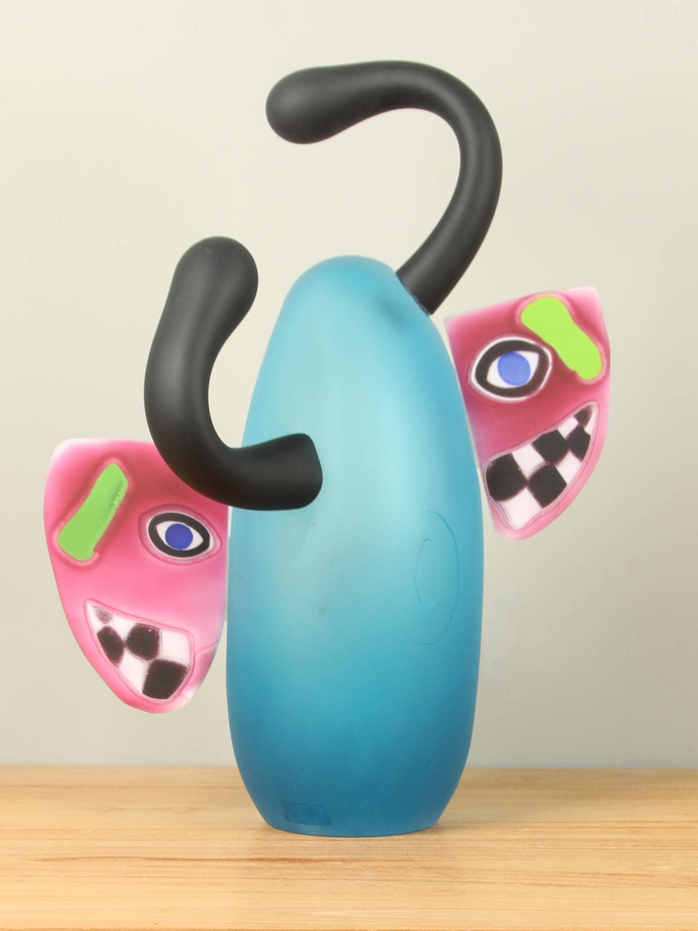 Exclusieve glaskunst - Blauw - Glas - Sculptuur Dancer, 50 cm - 50x35x30 cm