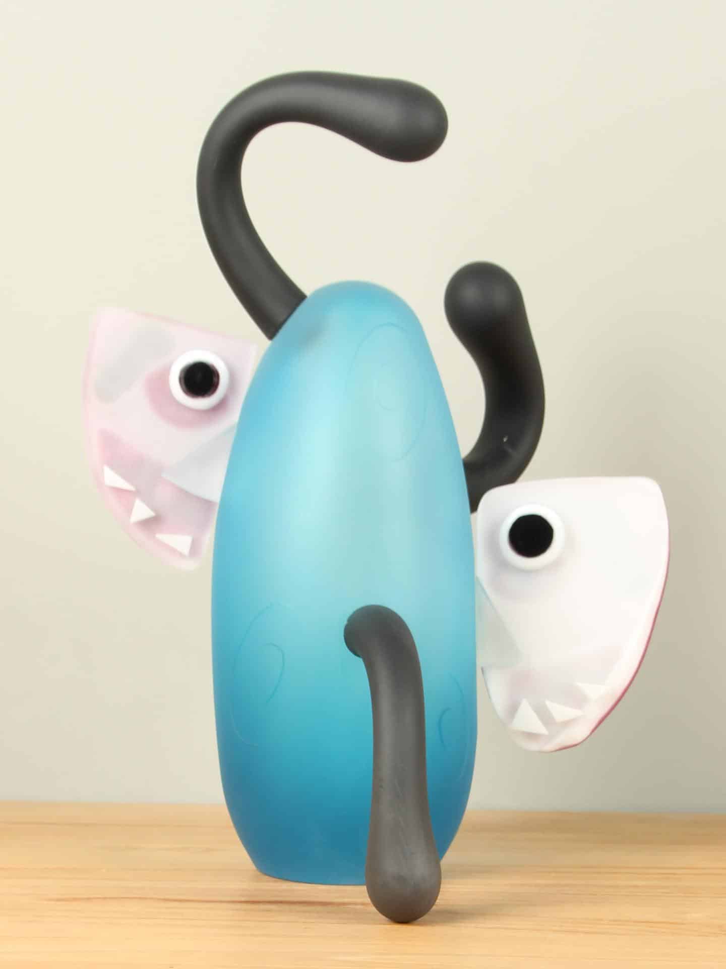 Exclusieve glaskunst - Blauw - Glas - Sculptuur Dancer, 50 cm - 50x35x30 cm - Afbeelding 2