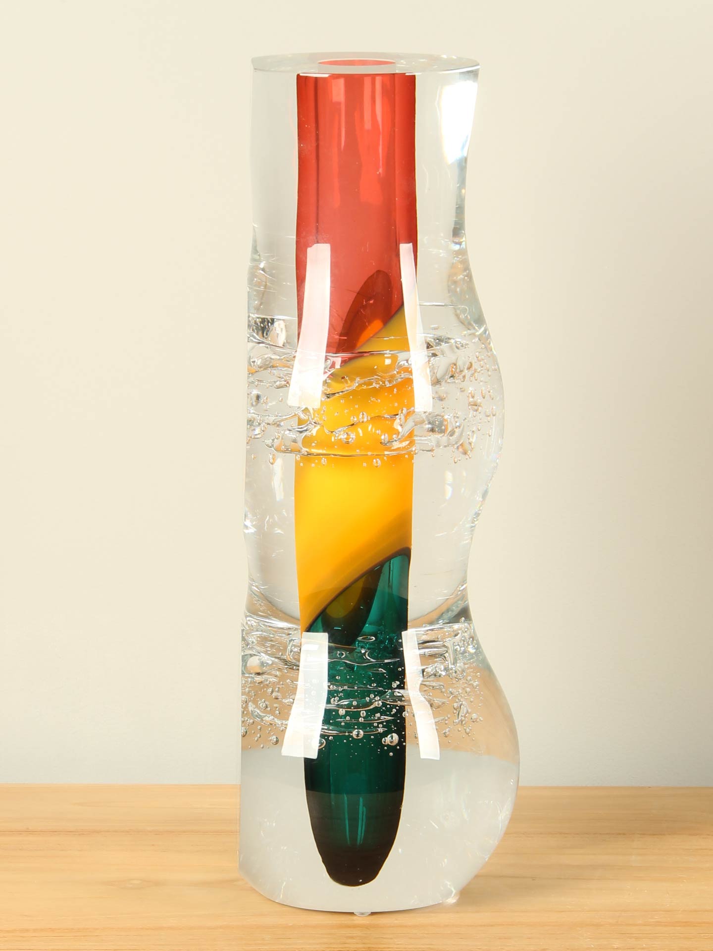 Exclusieve glaskunst - Multicolor - Glas - Glassculptuur Optisch glas, 32 cm - Afbeelding 2