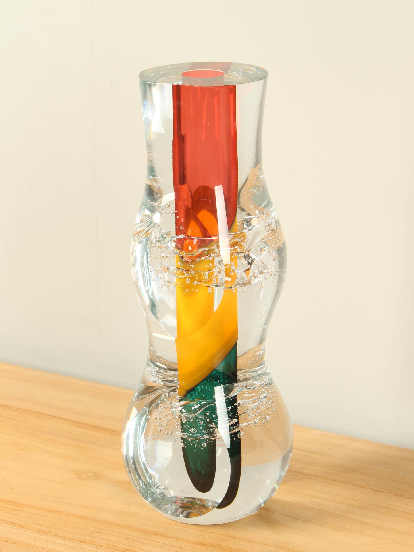 Exclusieve glaskunst - Multicolor - Glas - Glassculptuur Optisch glas, 32 cm - Afbeelding 3