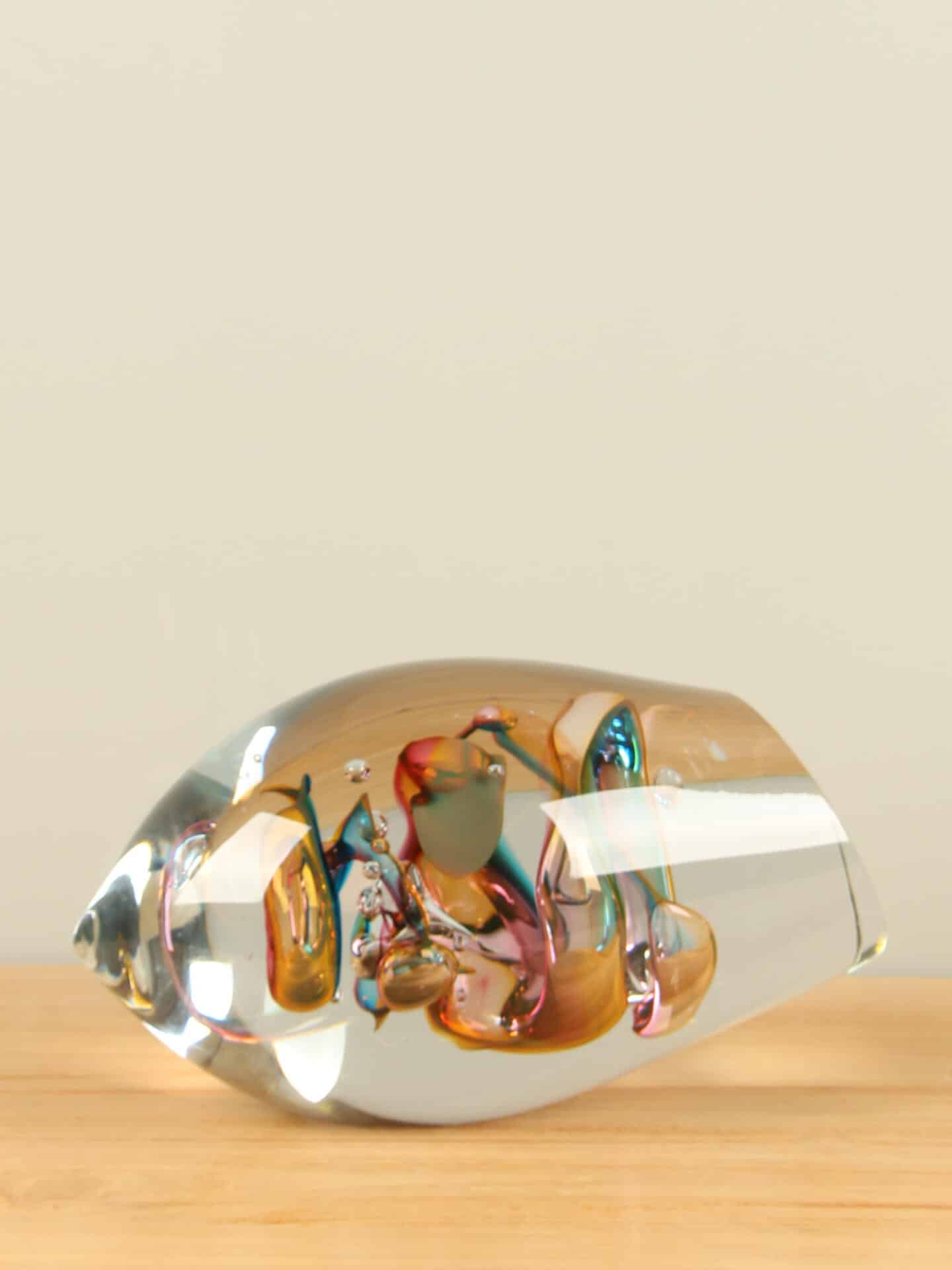 Exclusieve glaskunst - Multicolor - Glas - Glazen knot Marseille - 17x31x16 cm - Afbeelding 2