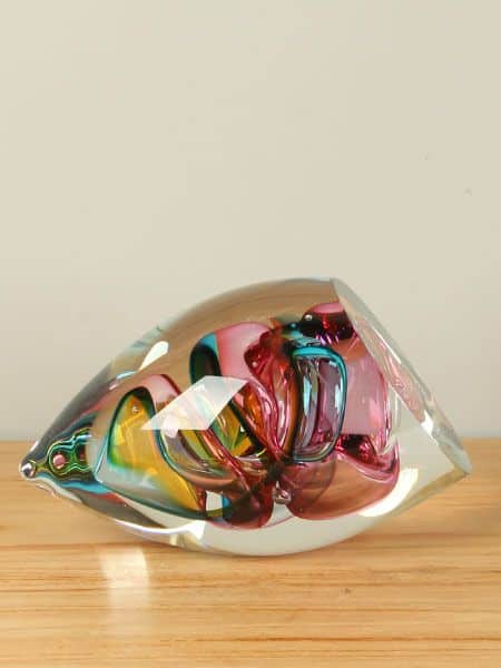 Exclusieve glaskunst - Multicolor - Glas - Glazen knot Marseille - 17x31x16 cm - Afbeelding 5