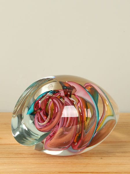 Exclusieve glaskunst - Multicolor - Glas - Glazen knot Marseille - 17x31x16 cm - Afbeelding 6