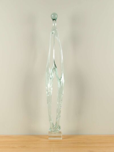 Exclusieve glaskunst – Transparant – Glas – Modern beeld Petrovskiy, helder transparant