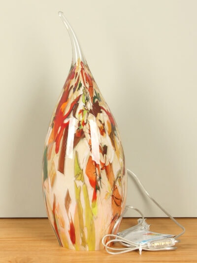 Glaslamp – Multicolor – Glas – Casper, linea, 52 cm