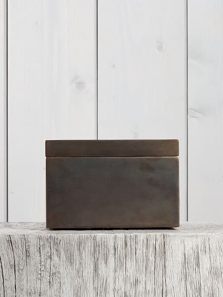 Herdenking - Brons - Brons - Asbewaardoosje verbronst, groot - 10x15x15 cm - Afbeelding 3
