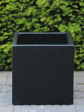 Plantenbak – Zwart – Light Cement – 30x30x30 cm
