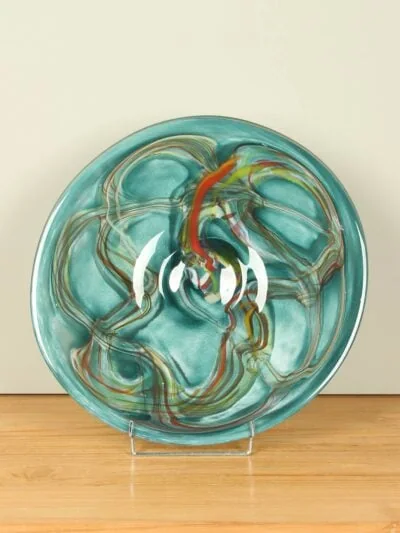 Schaal – Groen – Glas – Green life, 45 cm – 5x45x42 cm