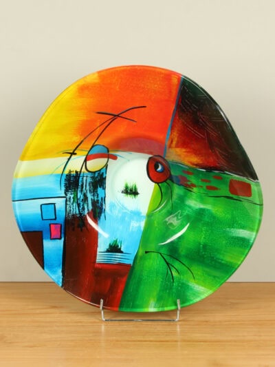 Schaal – Multicolor – Glas – Primaire kleuren