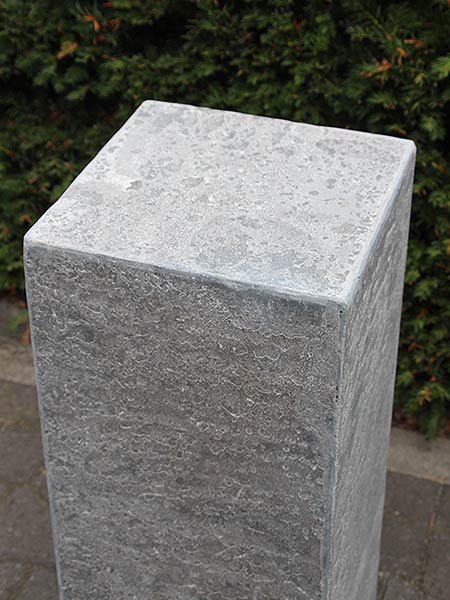 Sokkel / Zuil - Hardsteen gebrand - Chinees hardsteen - 80x20x20 cm - Afbeelding 2