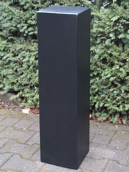 Sokkel / Zuil - Zwart - Light Cement - 100x32x32 cm - Afbeelding 2
