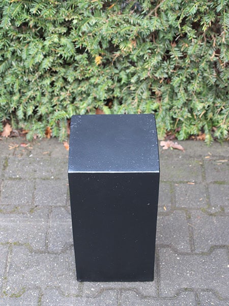 Sokkel / Zuil - Zwart - Light Cement - 40x20x20 cm - Afbeelding 3