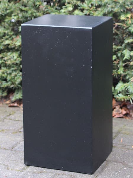 Sokkel / Zuil - Zwart - Light Cement - 50x20x20 cm - Afbeelding 2