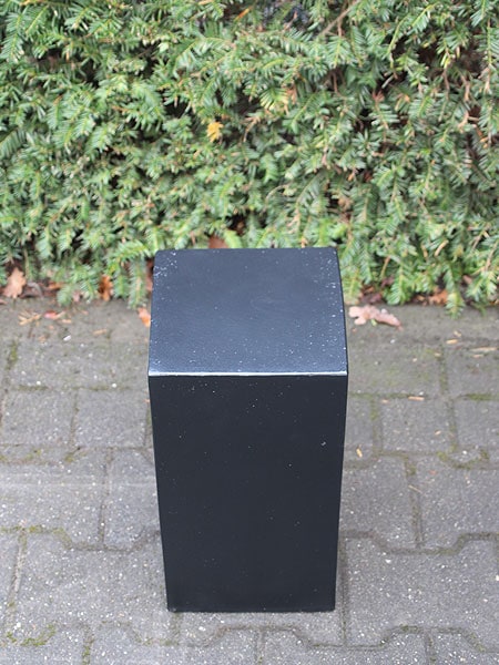 Sokkel / Zuil - Zwart - Light Cement - 50x20x20 cm - Afbeelding 3